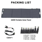 Foldable Solar Panels 200W