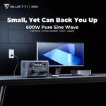 EB3A Portable Solar Power Station, 268Wh, 600W AC Output, Fast Recharge, Ideal for Outdoor Camping