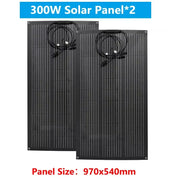  Solar Panel Kit 18V Flexible Solar  300W