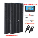  Solar Panel Solar High Efficiency Portable 1500W