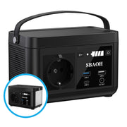 Portable Power Station,120W 88.8Wh Lithium Battery Solar Generator Quick Charge 230V AC Outlets DC Ports and LED Flashlight,Solar Panel Is Not Included