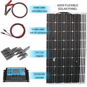 Flexible  Solar Panel Kit Complete 100W