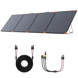 450 Watt Portable Solar Panel, 38V Foldable N-Type 16BB for Power Station/Solar Generator, 25% Efficiency, IP68 Waterproof