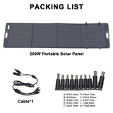 Foldable Solar Panels 200W