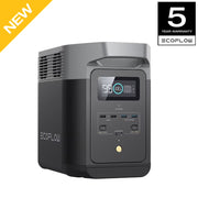 Portable Power Station DELTA 2 Lite 950Wh Lifepo4 (LFP) Battery Solar Generator,1800W AC Output for Outdoor Camping,Home Backup,Emergency,Rv