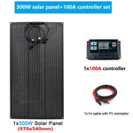  Solar Panel Kit 18V Flexible Solar  300W