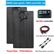  Solar Panel Kit 18V Flexible Solar  300W