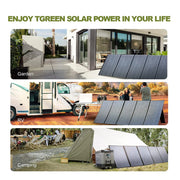 400W / 200W / 140W / 100W / 60W Portable Solar Panel Waterproof for Outdoor Camping RV Garden Roof