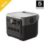 Portable Power Station RIVER 2 Pro 700,716Wh LFP Battery,1600W Solar Generator for Outdoor,Home Use