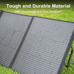 200W 18V Solar Panel Kit Foldable Solar Panel Outdoor Rechargeable Solar Charger for Portable Camping Power Station