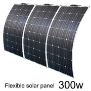Flexible  Solar Panel Kit Complete 100W