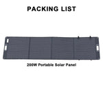 Foldable Solar Panels 200W
