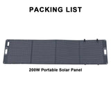 Foldable Solar Panels 200W