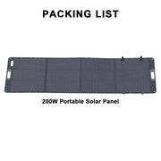 Foldable Solar Panels 200W